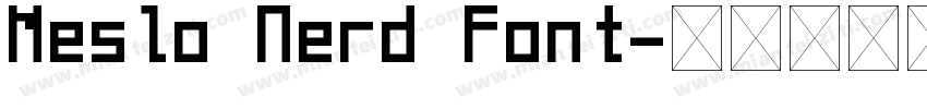 Meslo Nerd Font字体转换